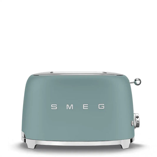 Retro-Style Toaster - Jade Green Matte
