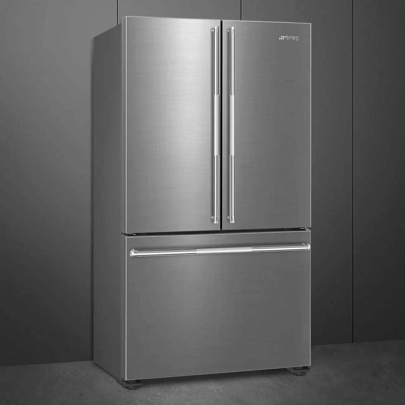 French Door Refrigerator (20.5 cu ft, 36", Freestanding) - Stainless Steel