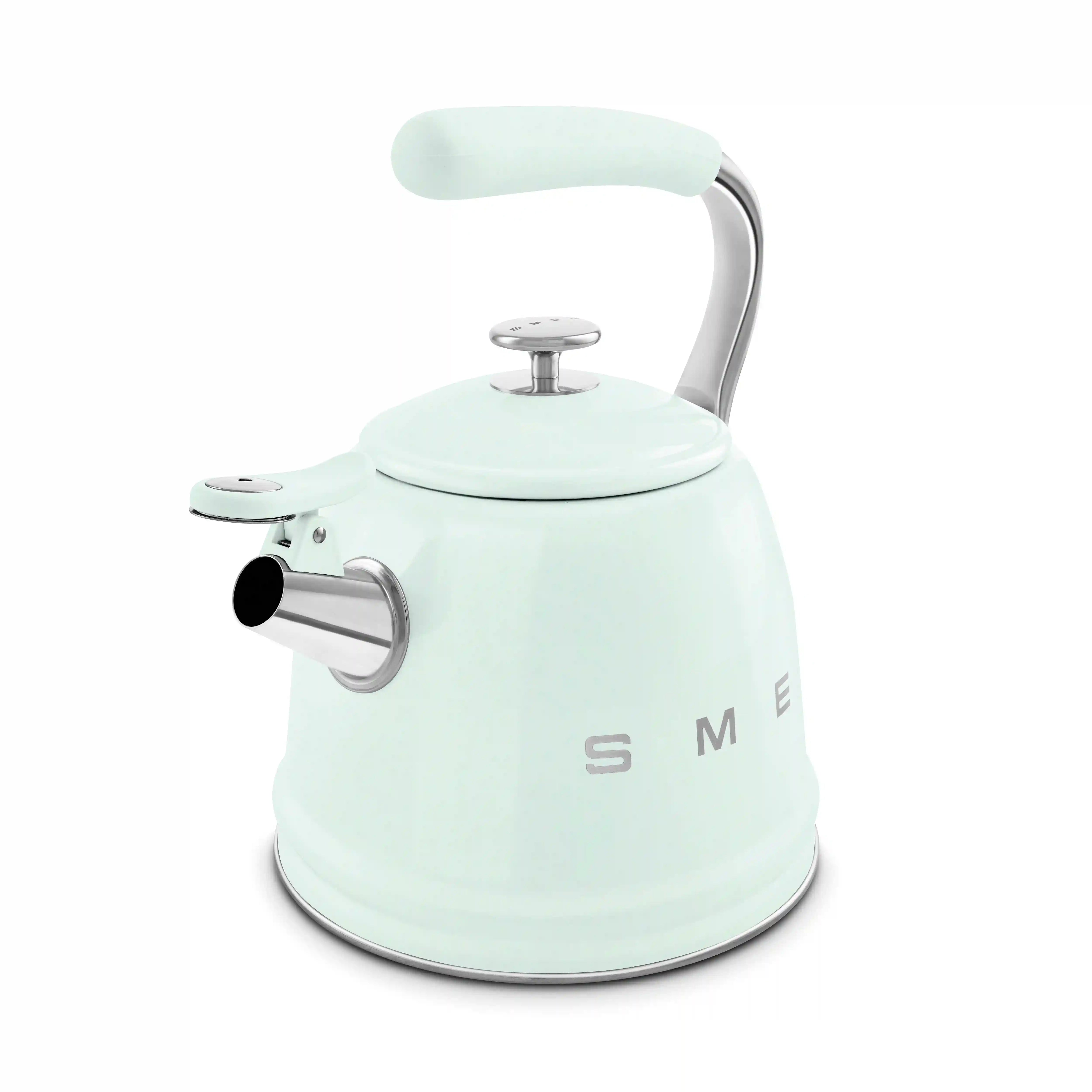 Whistling Kettle (10 Cup) - Retro-Style Pastel Green