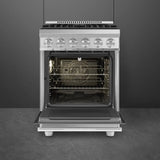 24-Inch Professional Full-Gas Range - Stainless Steel