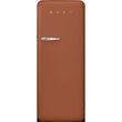 Refrigerator Retro-Style Amber Clay Matte