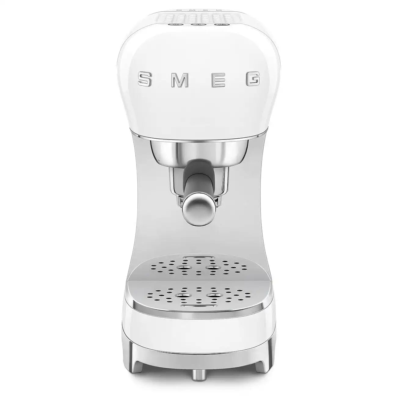 SMEG Retro-Style Manual Espresso Machine - White