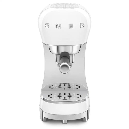 SMEG Retro-Style Manual Espresso Machine - White