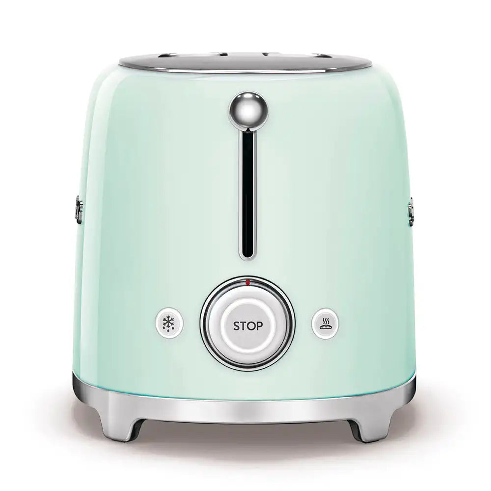 2-Slice Toaster - Retro-Style Pastel Green
