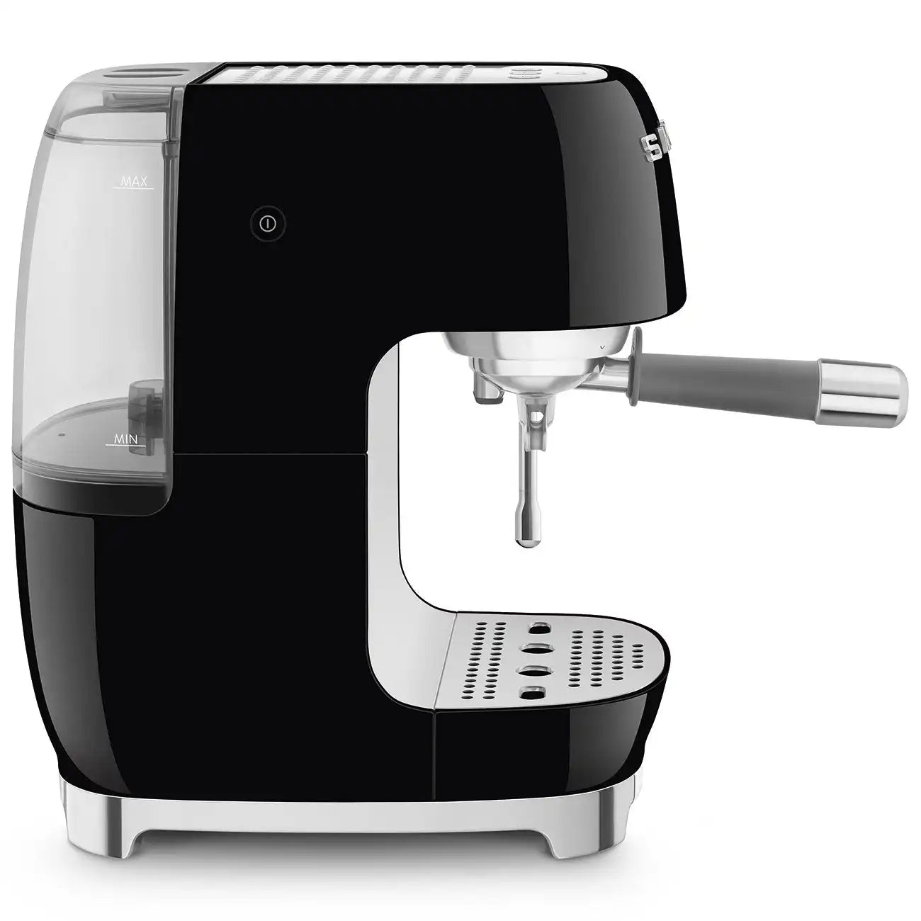 Manual Espresso & Cold Brew Coffee Machine – Retro-Style Black