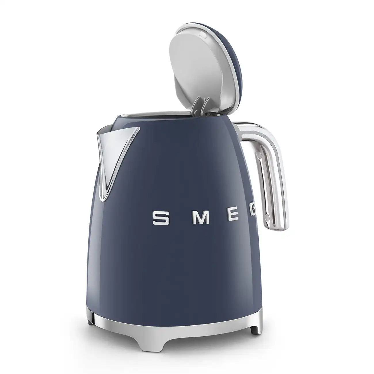 Retro-Style Electric Kettle (7 Cups) - Navy Blue