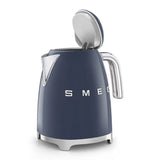 Retro-Style Electric Kettle (7 Cups) - Navy Blue