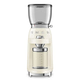 Conical Burr Coffee Grinder - Retro-Style Cream
