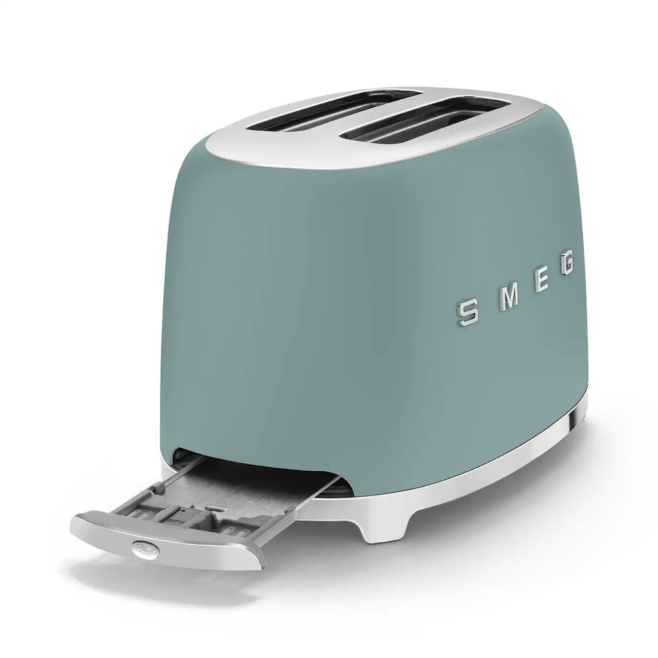 Retro-Style Toaster - Jade Green Matte