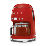 Retro-Style Drip Coffee Machine (10 Cups) - Red