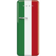 Retro-Style Refrigerator (9.5 cu ft, Right Hinge) -  Italian Flag