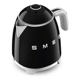 Mini Electric Kettle (3 Cups) - Retro-Style Black