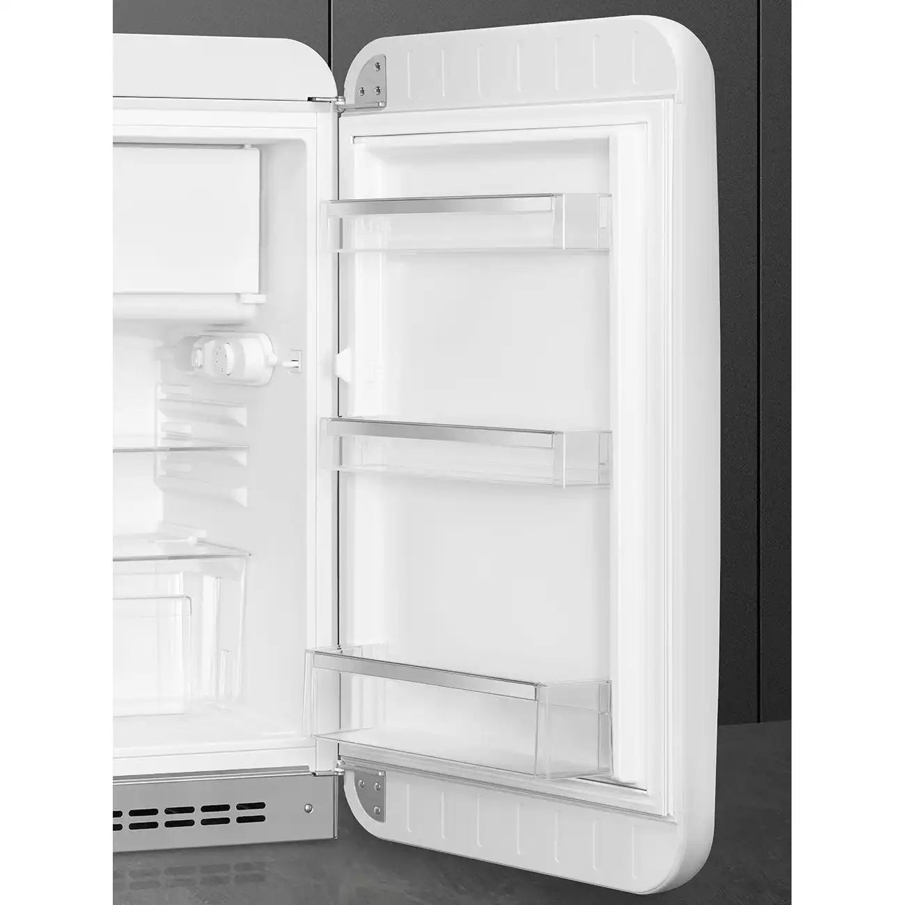 Retro-Style Refrigerator (4.3 cu ft, Right Hinge) - White
