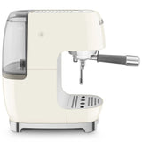 Manual Espresso & Cold Brew Coffee Machine – Retro-Style Cream