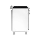 30-Inch Professional Induction Range - Matte White