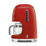 Retro-Style Drip Coffee Machine (10 Cups) - Red