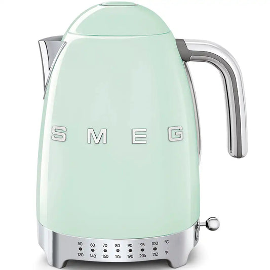 Retro-Style Electric Kettle (7 Cups) - Pastel Green