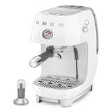 Manual Espresso & Cold Brew Coffee Machine – Retro-Style White