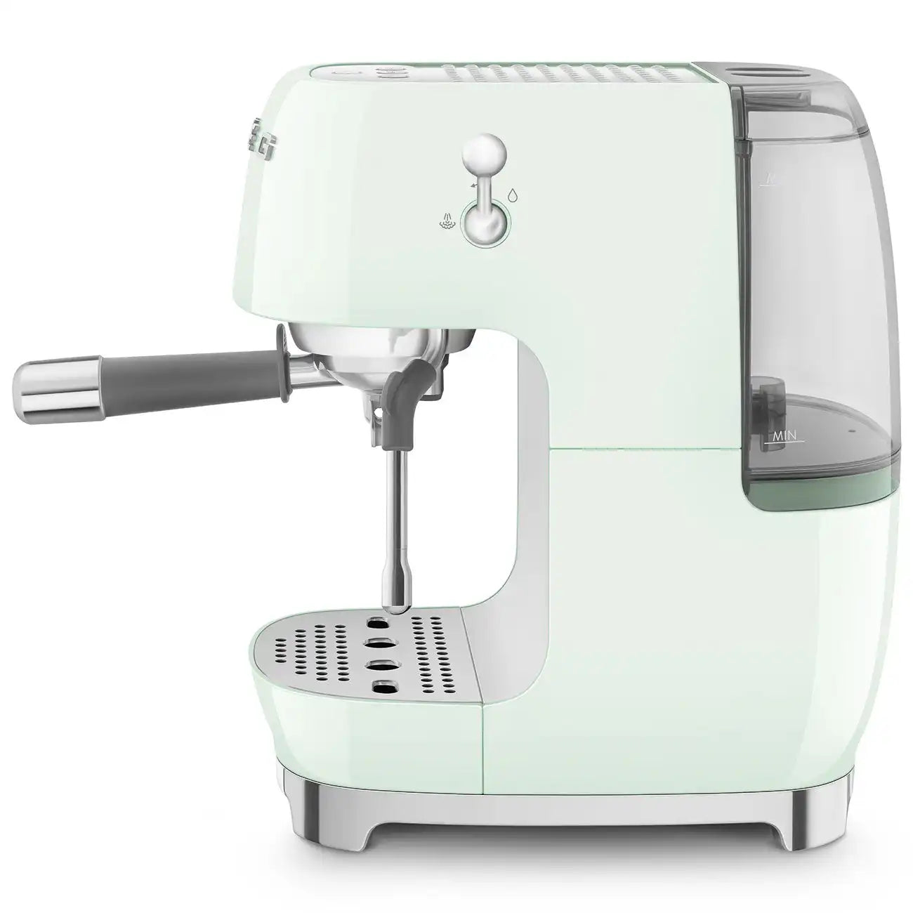 Manual Espresso & Cold Brew Coffee Machine – Retro-Style Pastel Green