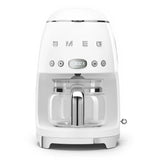 Retro-Style Drip Coffee Machine (10 Cups) - White