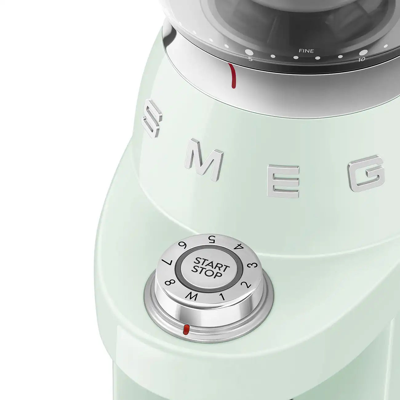 Multipurpose Conical Burr Coffee Grinder – Retro-Style Pastel Green