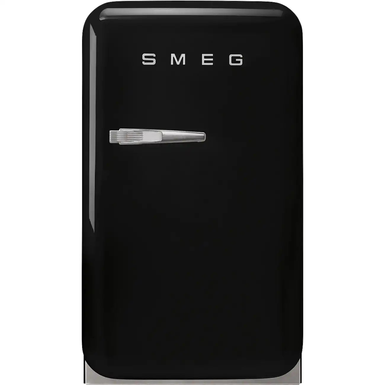 Retro-Style Refrigerator (1.2 cu ft, Right Hinge) - Black