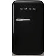 Retro-Style Refrigerator (1.2 cu ft, Right Hinge) - Black