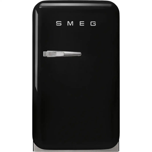 Retro-Style Refrigerator (1.2 cu ft, Right Hinge) - Black