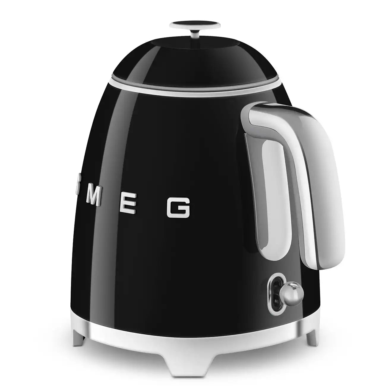 Mini Electric Kettle (3 Cups) - Retro-Style Black