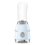 Personal Blender with 2 Travel Bottles - Retro-Style Pastel Blue