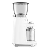 Conical Burr Coffee Grinder - Retro-Style White