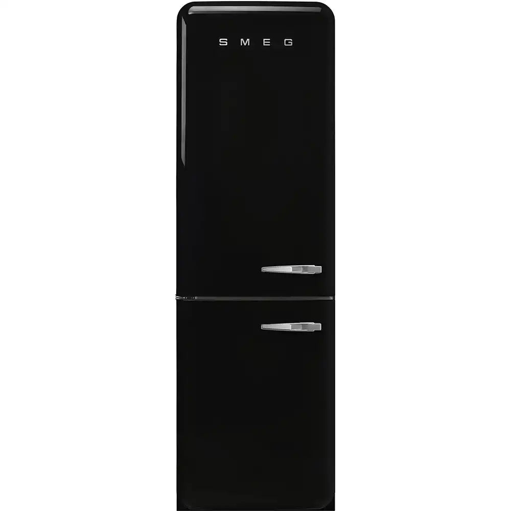 Retro-Style Refrigerator (12 cu ft, Left Hinge) - Black