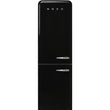 Retro-Style Refrigerator (12 cu ft, Left Hinge) - Black