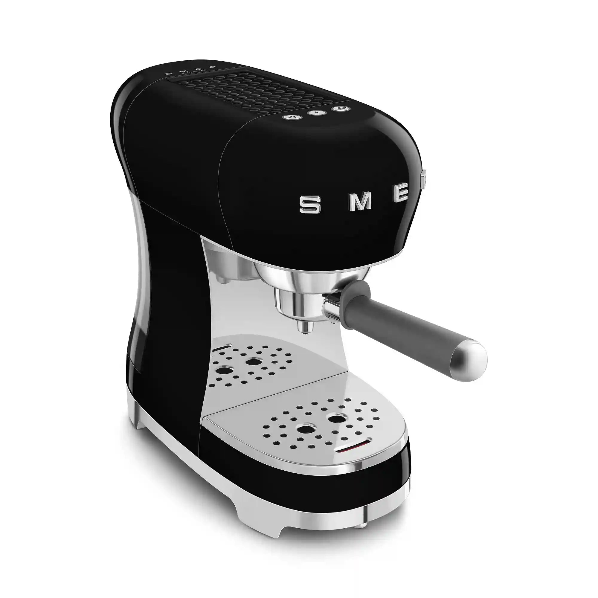 SMEG Retro-Style Manual Espresso Machine - Black