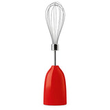 Retro-Style Hand Blender with Accessory Set - Red