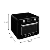 Countertop Combi Oven with Air Fry & Steam - Retro-Style Black