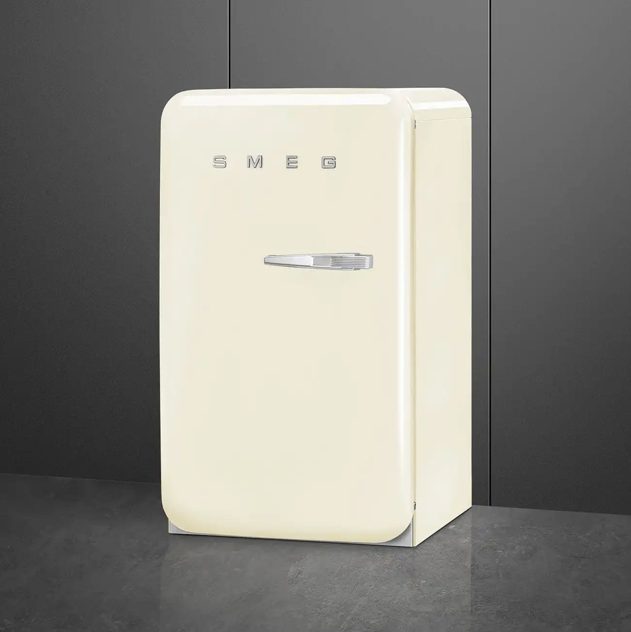 Retro-Style Refrigerator (4.3 cu ft, Left Hinge) - Cream