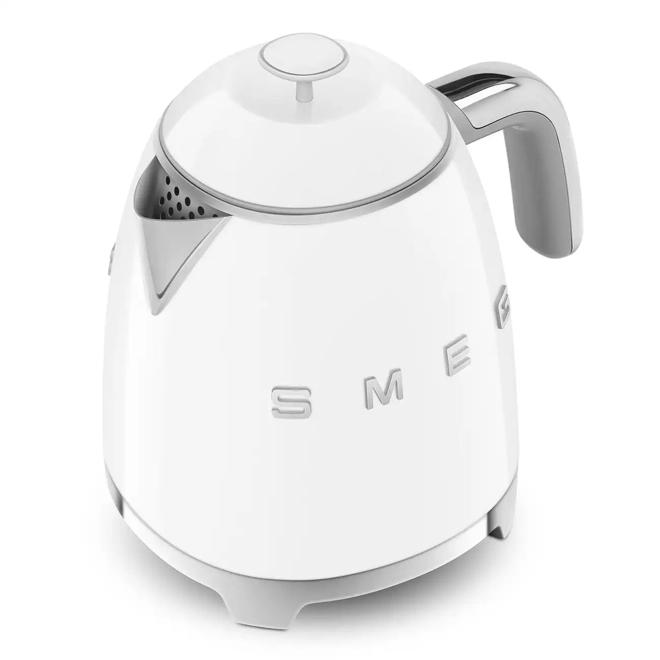 Mini Electric Kettle (3 Cups) - Retro-Style White