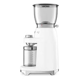 Conical Burr Coffee Grinder - Retro-Style White