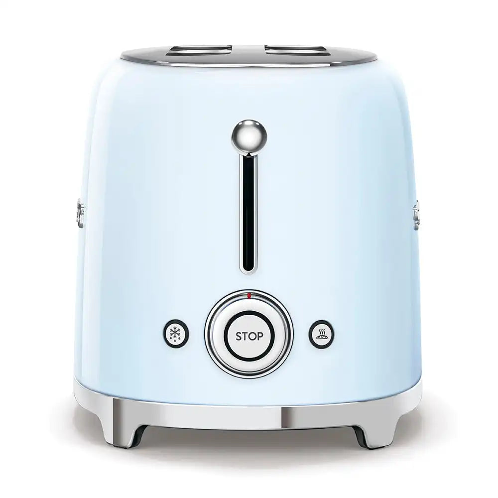 4-Slice Toaster (Long Slots) - Retro-Style Pastel Blue