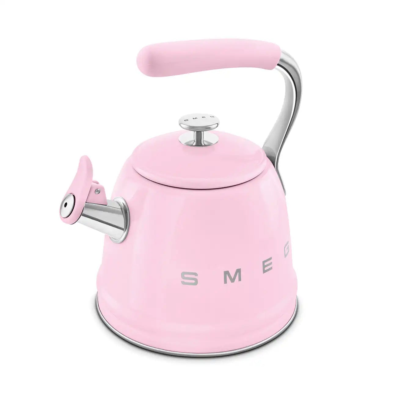 Whistling Kettle (10 Cup) - Retro-Style Pink