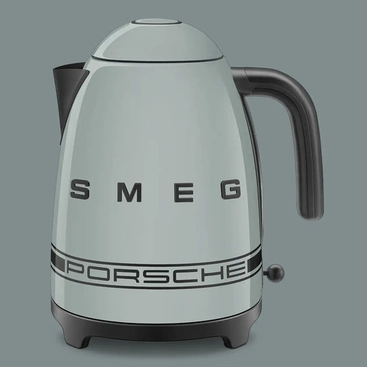 Porsche x SMEG Retro-Style Electric Kettle - Shade Green