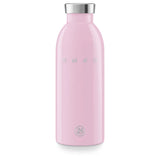 SMEG x 24Bottles® Insulated Stainless Steel Bottle (17 oz) - Pink