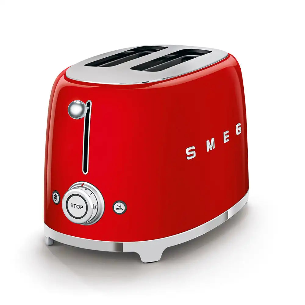 2-Slice Toaster - Retro-Style Red