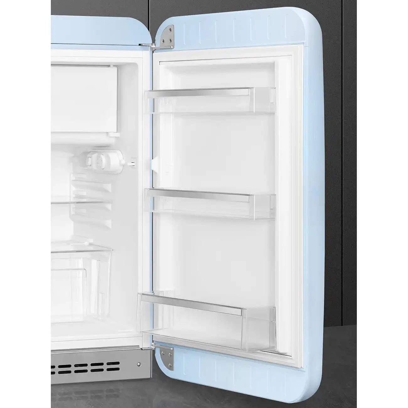 Retro-Style Refrigerator (4.3 cu ft, Right Hinge) - Pastel Blue