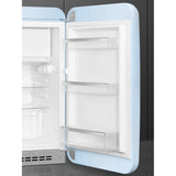 Retro-Style Refrigerator (4.3 cu ft, Right Hinge) - Pastel Blue