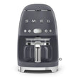 Retro-Style Drip Coffee Machine (10 Cups) - Slate Gray