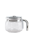 10-Cup Glass Carafe w/ Lid for Smeg Drip Coffee Machines