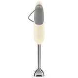 Retro-Style Hand Blender with Accessory Set - Cream
