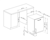 24" Integrated Dishwasher - Orbital Wash + Flexi Loading (Panel-Ready, ADA)
